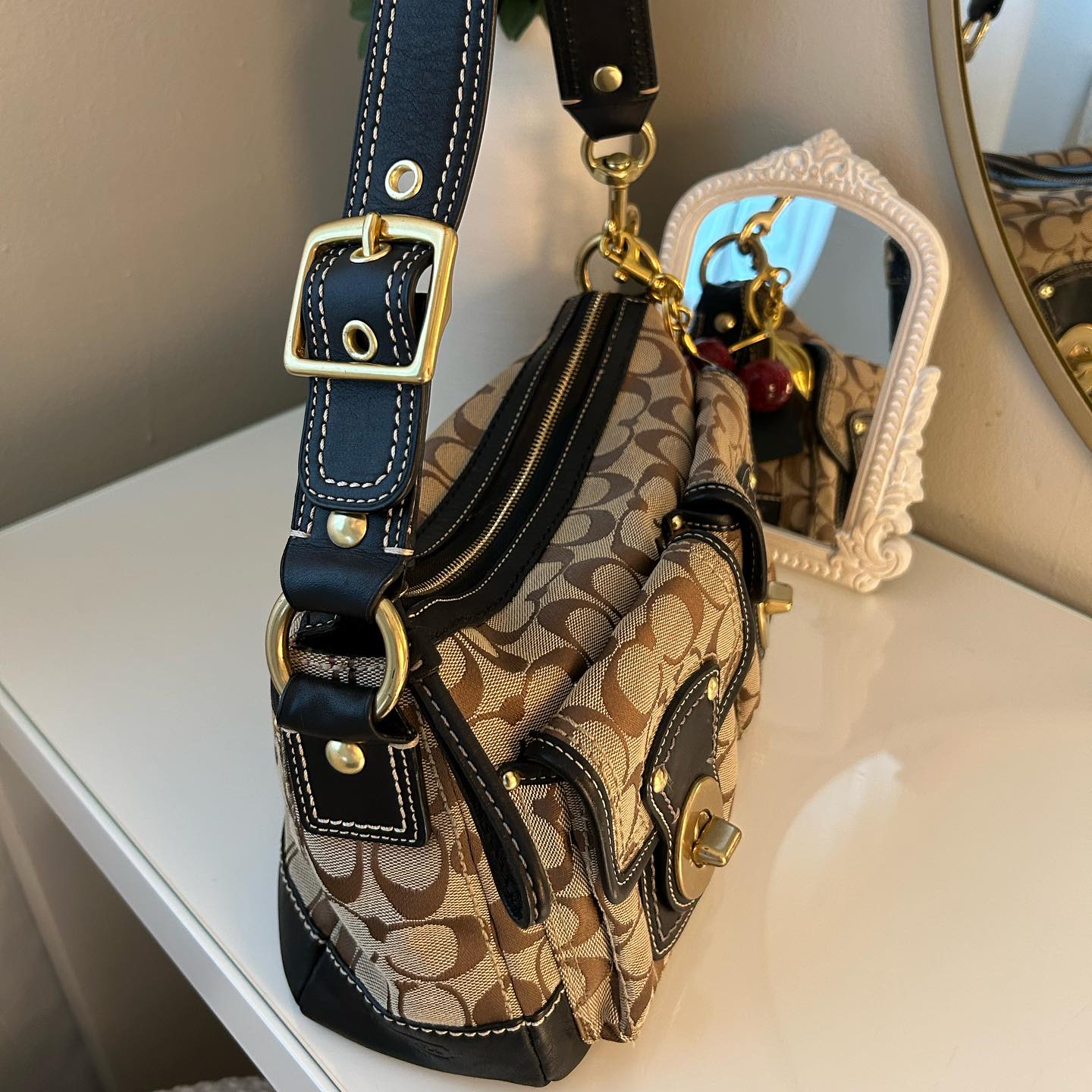 Black/Tan Bag