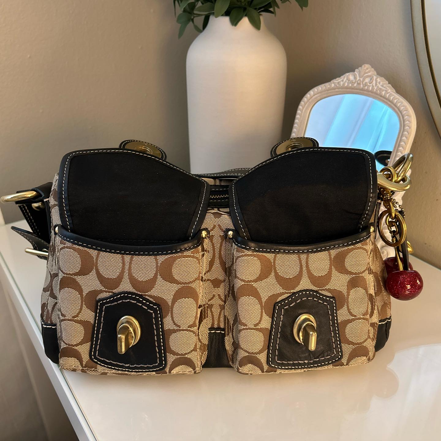 Black/Tan Bag