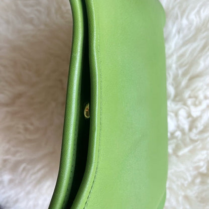 Rare Vintage Coach Ergo Bag Mini Green Leaf 9027 Satchel Hobo Shoulder Bag
