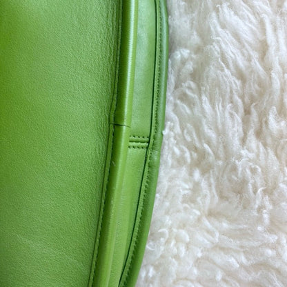 Rare Vintage Coach Ergo Bag Mini Green Leaf 9027 Satchel Hobo Shoulder Bag