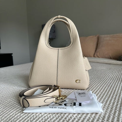 COACH Lana Shoulder Bag 23 Ivory