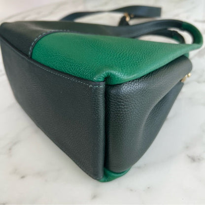 COACH Lana Shoulder Bag 23 In Colorblock Amazon Green Multi CM575 Crossbody