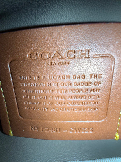 Coach Quilted Tabby 20 Suede Shoulder Bag