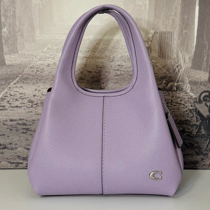 NWOT Coach Lana 23 Shoulder Bag in Soft Purple Leather CM545 HTF
