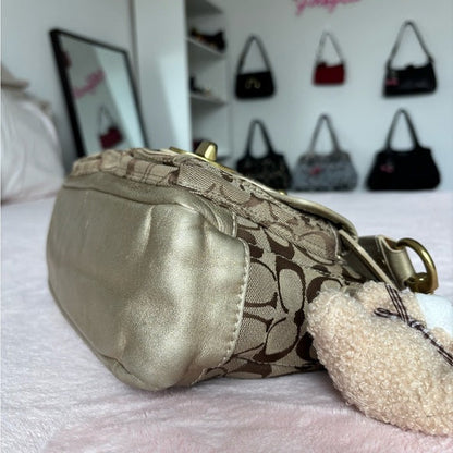 Y2K Coach Legacy Turnlock 2 Pocket Shoulder Bag 🤎