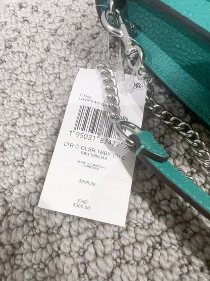 CJ350 Coach Tabby Chain Clutch NWT