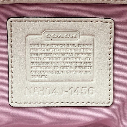 Vintage Coach Soho Hobo Shoulder Bag 1456 Pink Leather Jacquard Signature Y2K