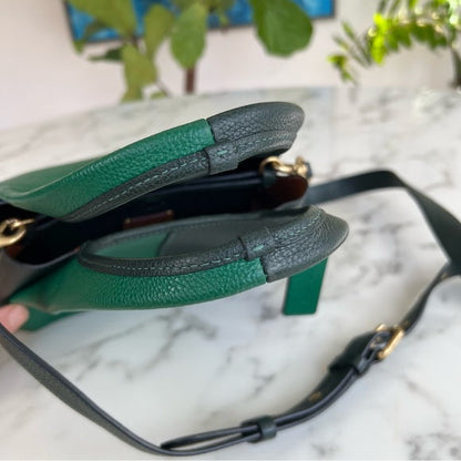 COACH Lana Shoulder Bag 23 In Colorblock Amazon Green Multi CM575 Crossbody