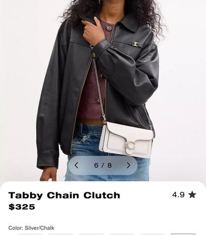 Coach Tabby Chain Clutch