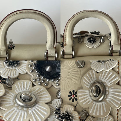 Coach Double Dinky With Chalk Wild Tea Rose 1941 Runway Collection