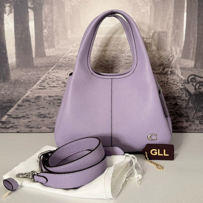 NWOT Coach Lana 23 Shoulder Bag in Soft Purple Leather CM545 HTF