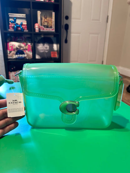 Coach Green Jelly Tabby