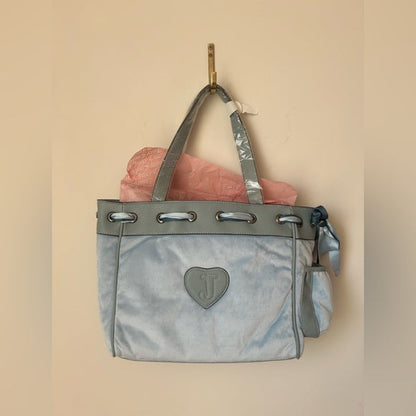 Viral Juicy Couture UK Blue Gray Daydreamer Tote Bag